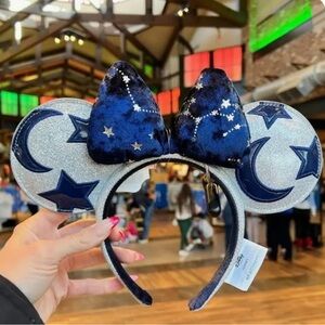 2025 Disney Parks Sorcerer Mickey Ears Walt Disney World Headband Fantasia Stars